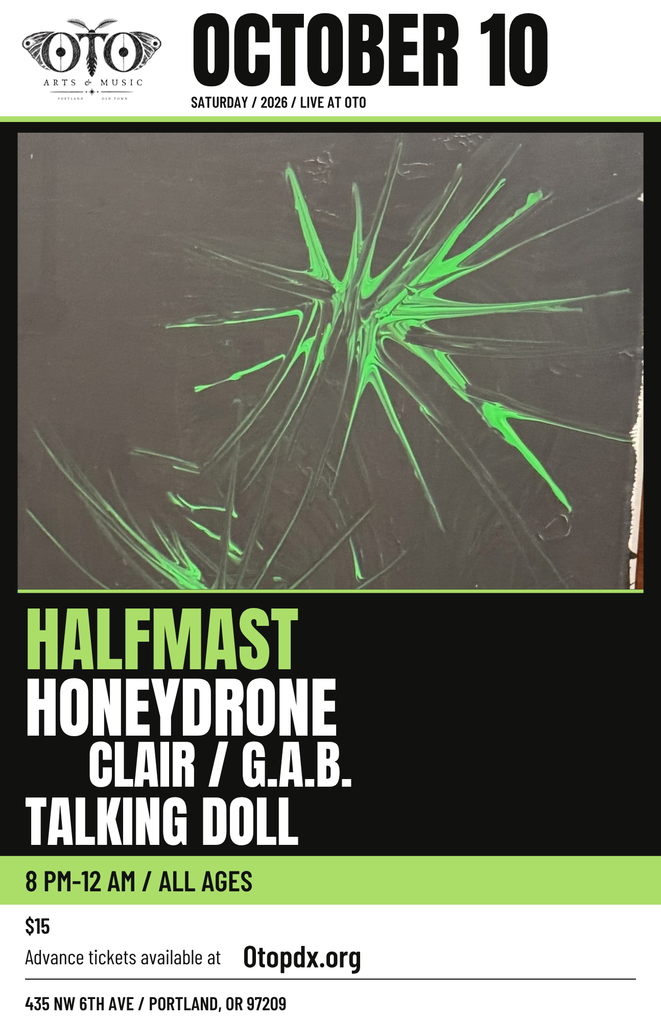 HALFMAST / HONEYDRONE / CLAIR / G.A.B. / TALKING DOLL