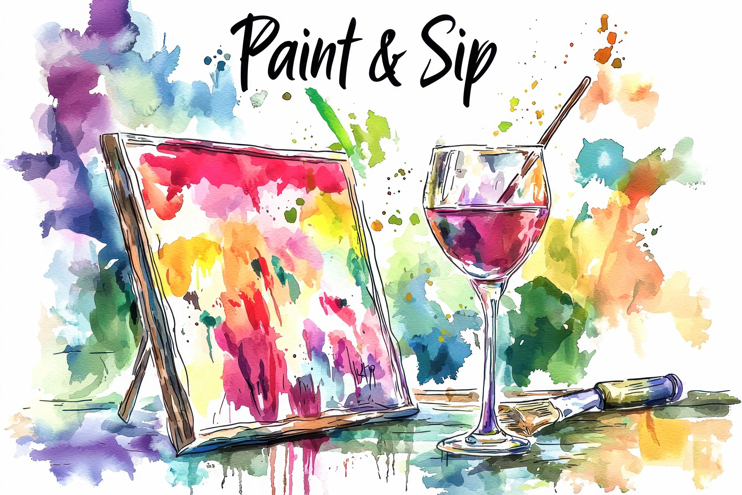 Paint n' Sip with Kara & Bougie Boo Boo Art