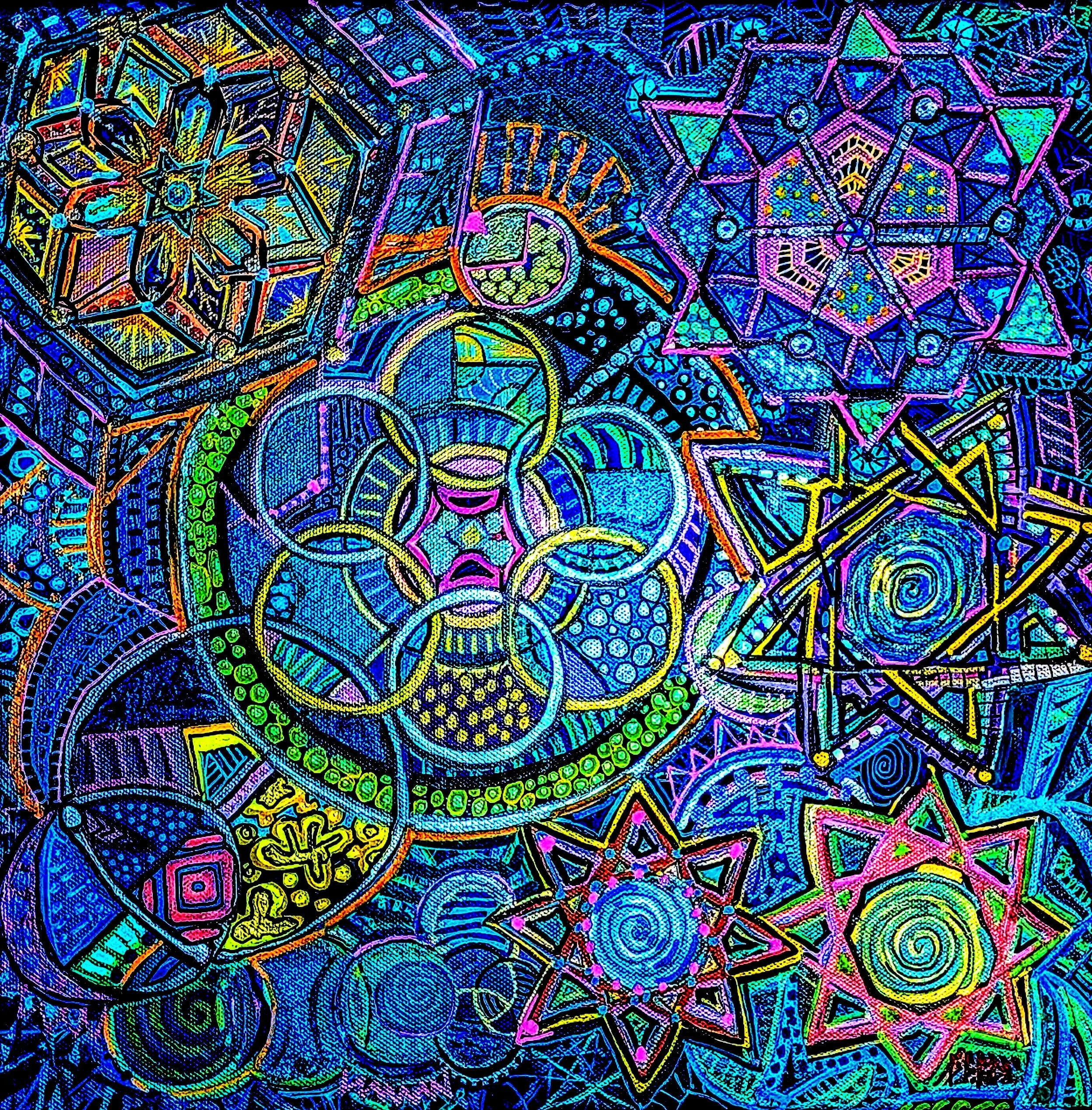 Gathered Around X7Q5A96 - 14x14 (alt4) - michael williams - Oct 2025.jpg