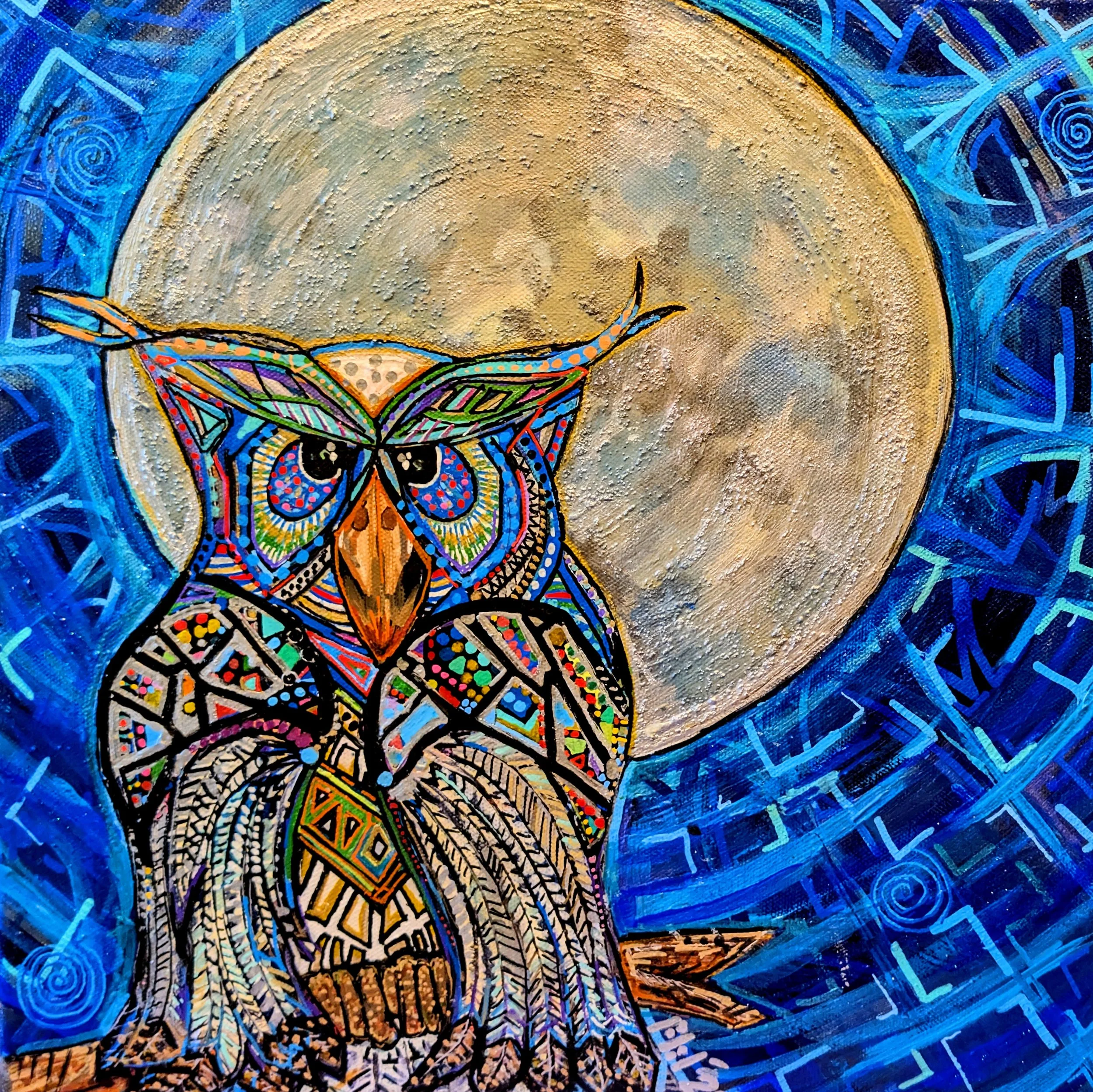 The Plieadian Owl - 16x16 - michael williams - Sept 2025.jpg