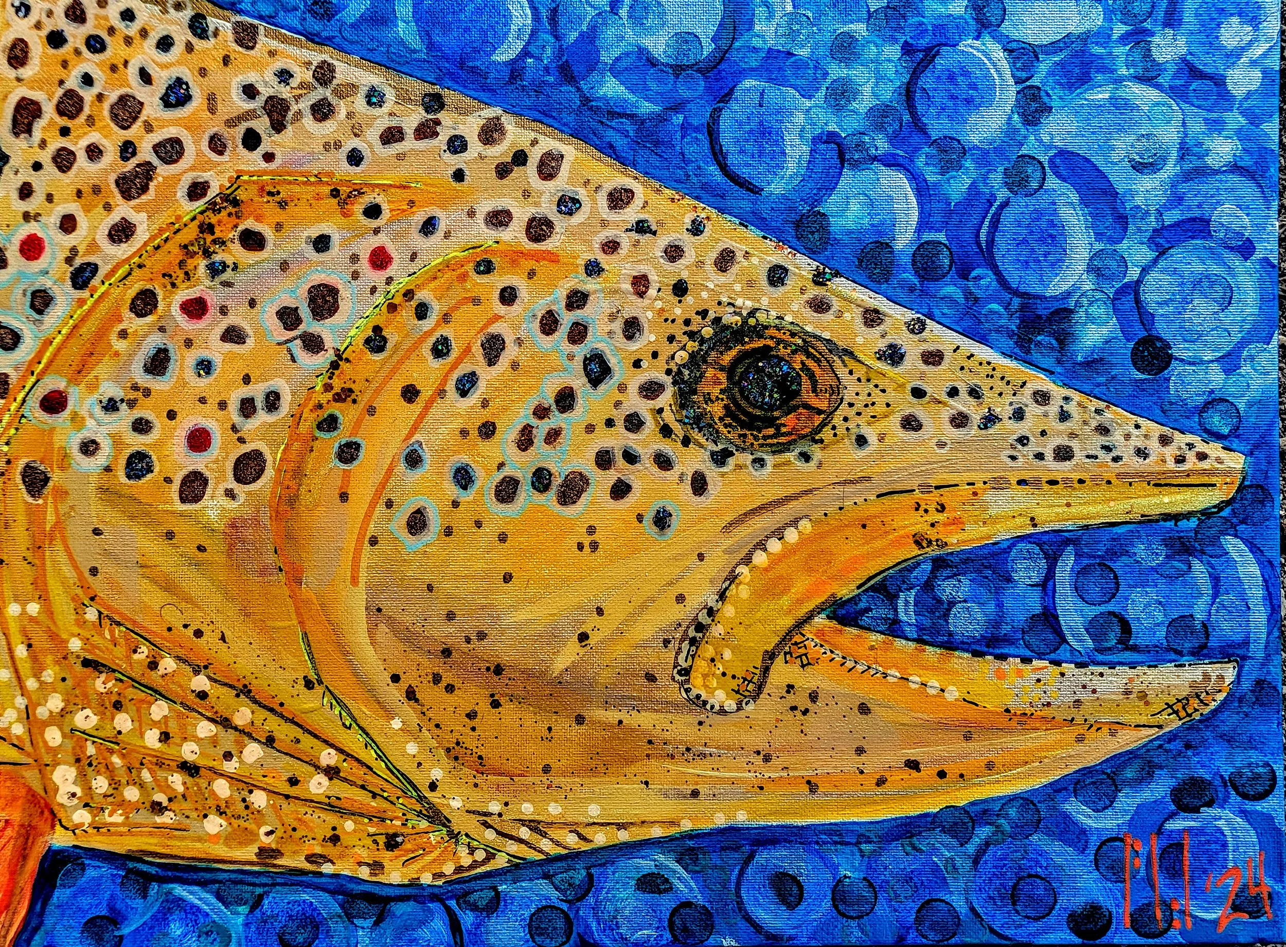 Golden Brown & the Blue Spots