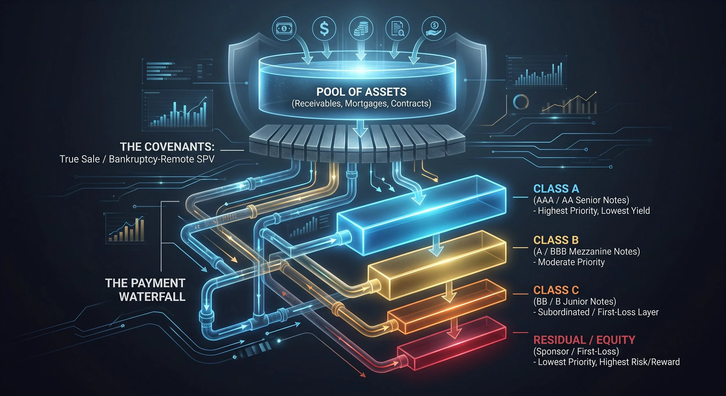 Structured Finance: The Institutional Guide to Capital Stack Architecture, Securitization, and Risk Isolation