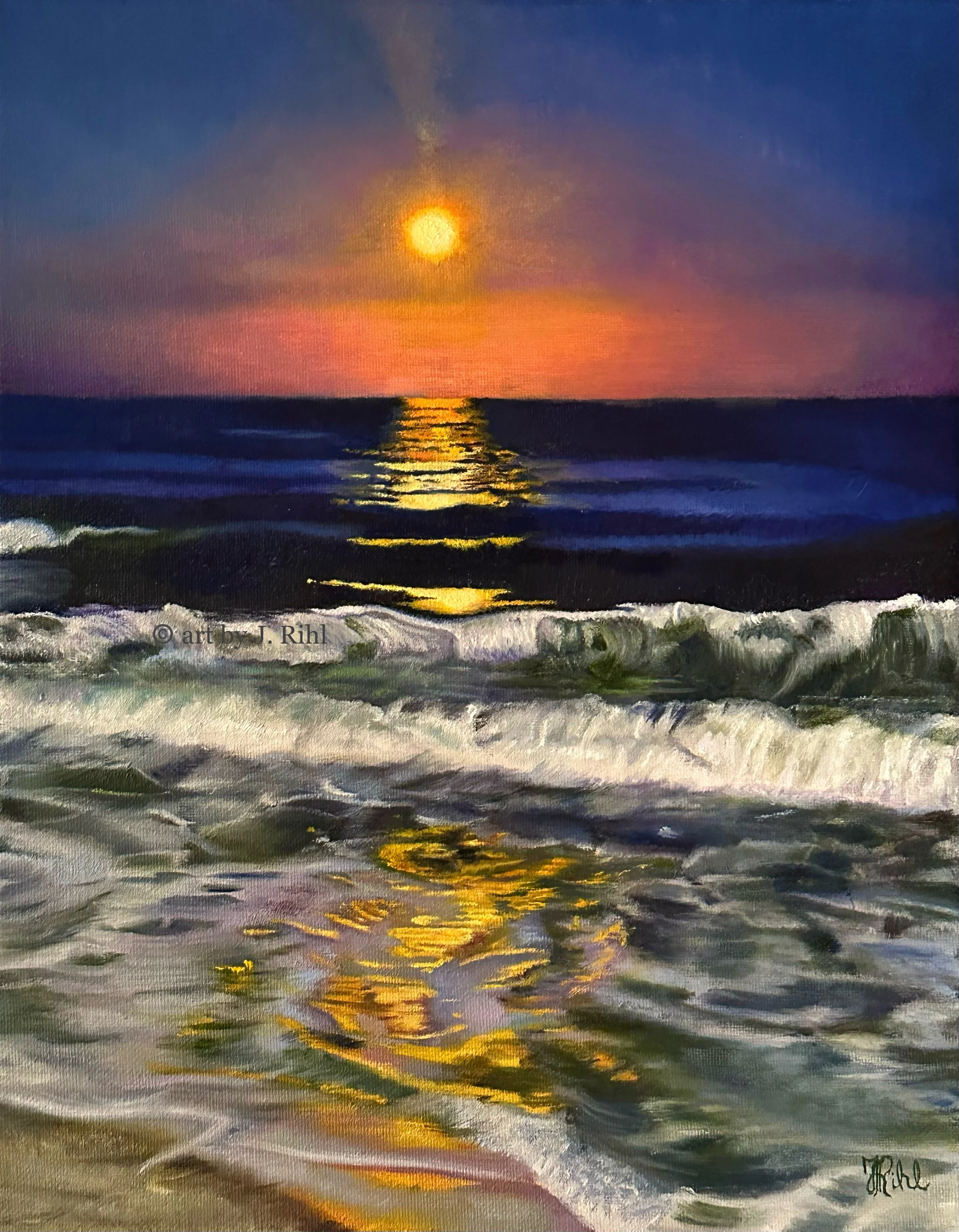 Moonrise Over Ocean City, 2025