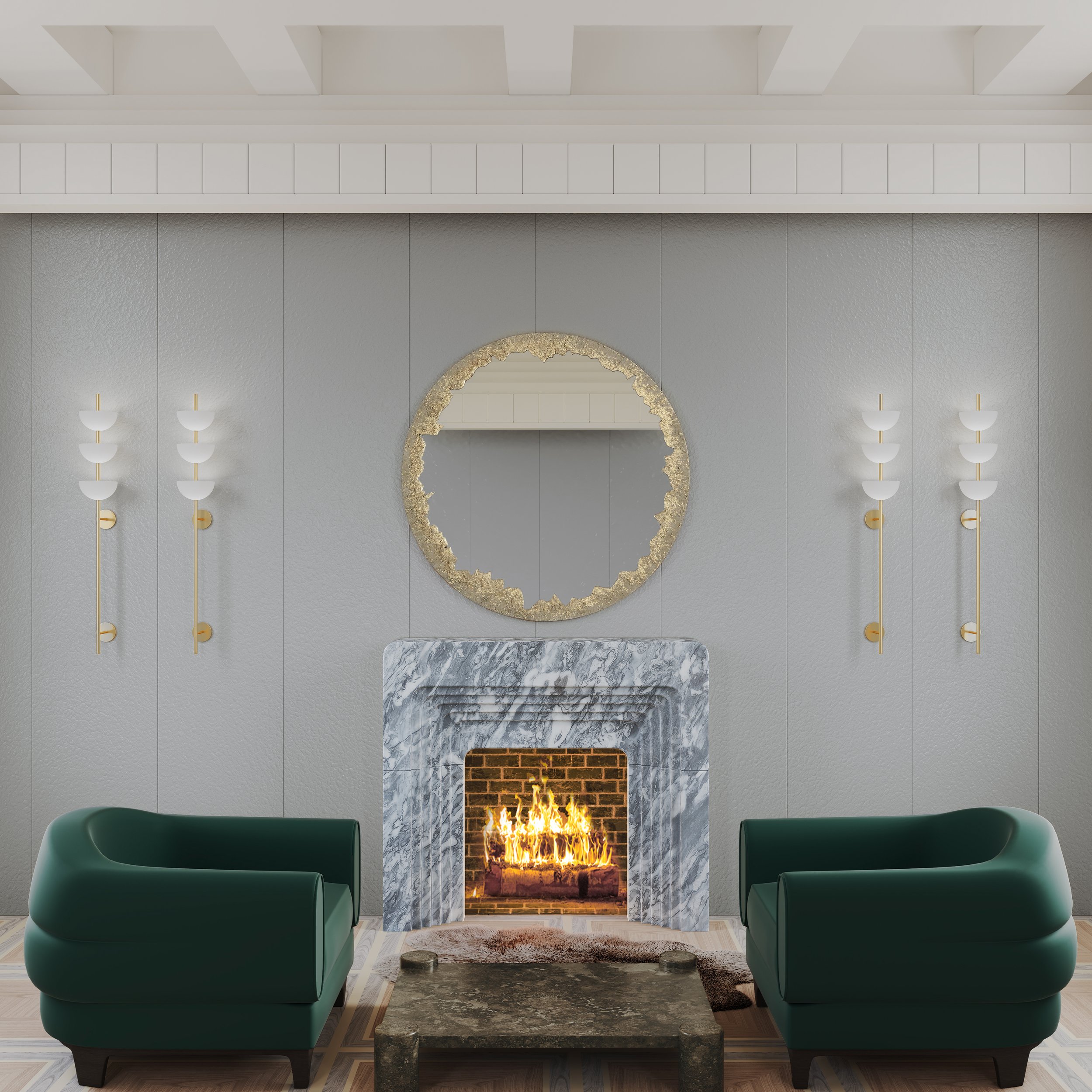 Mondi, Fireplace, Fireplace Surround, Perfectionist, Calaglio Marble, Material