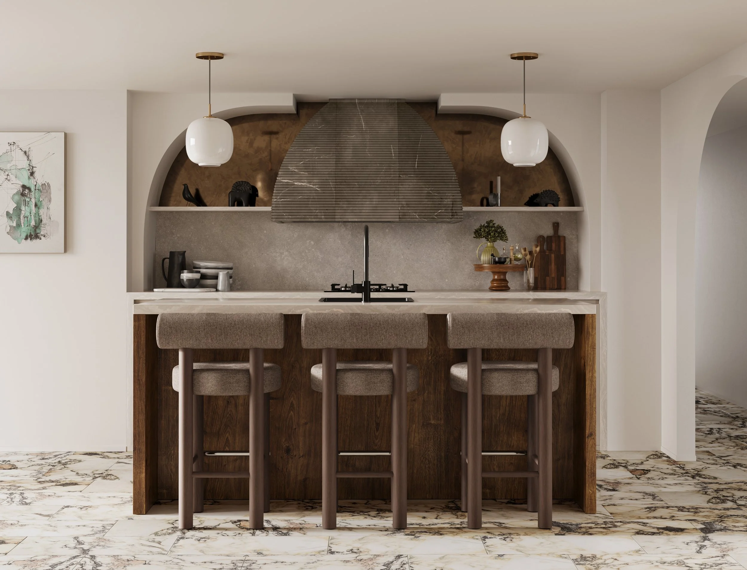 Mondi, Kitchen, Hood, Stone, Design, Interior Design, Material, Chicago, Denver