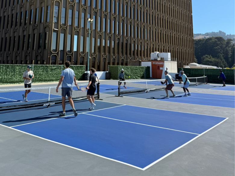 Pickleball in the Sky