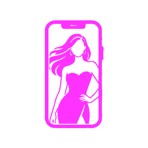 Finished branded Glambot video displayed on a smartphone