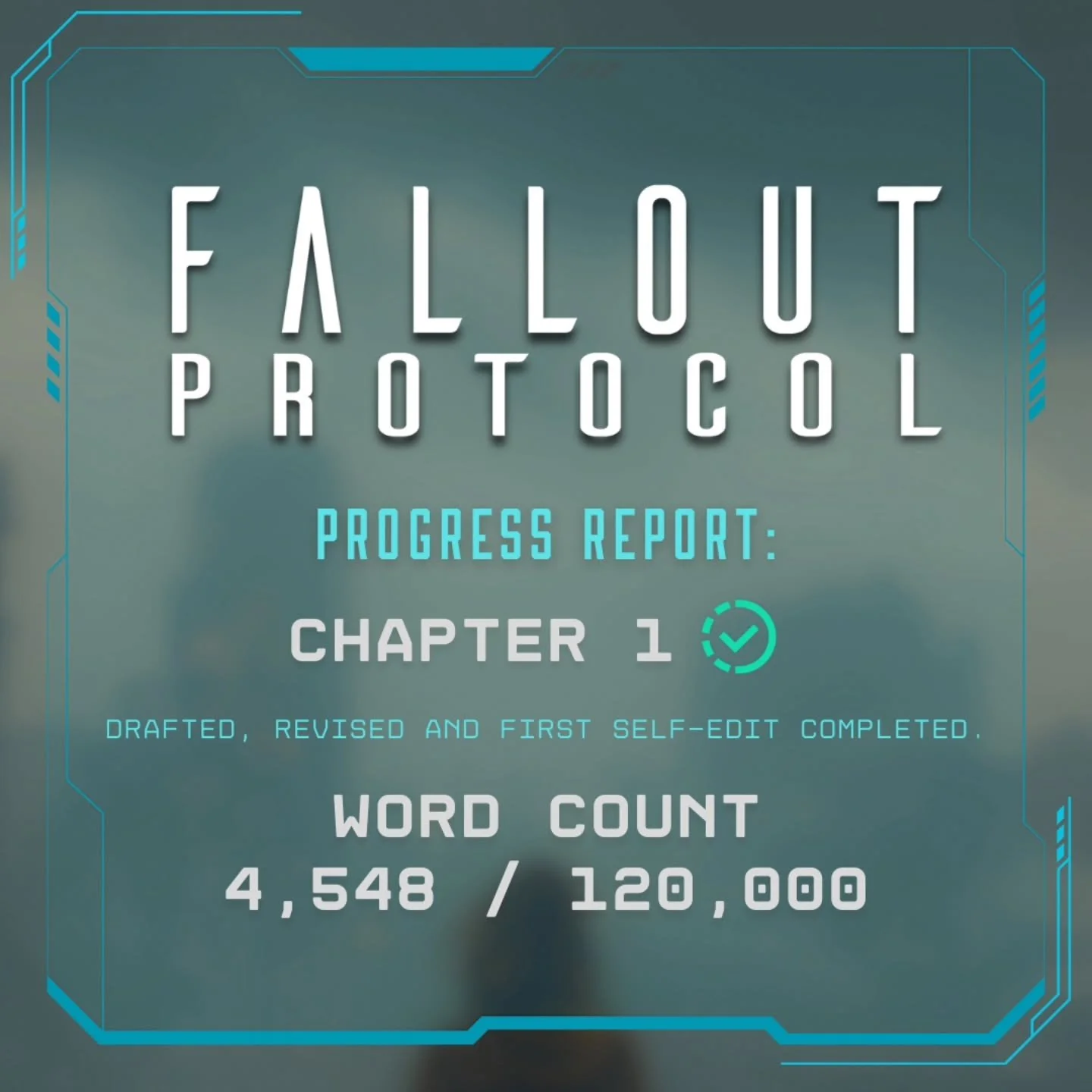 🚨 Human minds compromised. An attack on democracy. A world gone dark. A family forced to run.

The world of Fallout Protocol is coming to life. ⏳

📢 CHAPTER 1: FIRST DRAFT COMPLETE (4,548 words)

This chapter introduces our 19-year-old female lead,