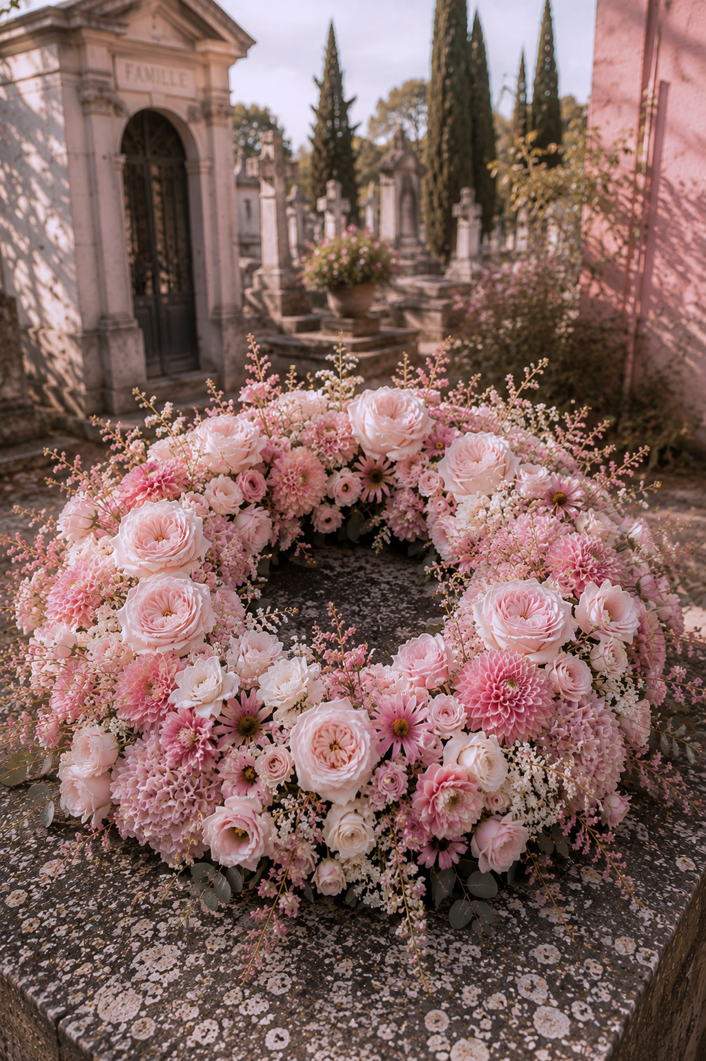 Couronne de fleurs