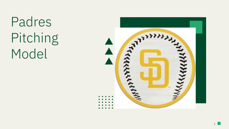 Padres Pitching Model