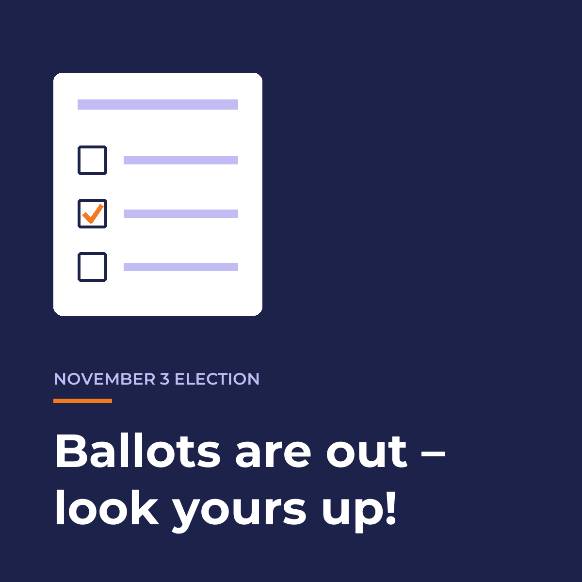 Ballots are out – look yours up!
