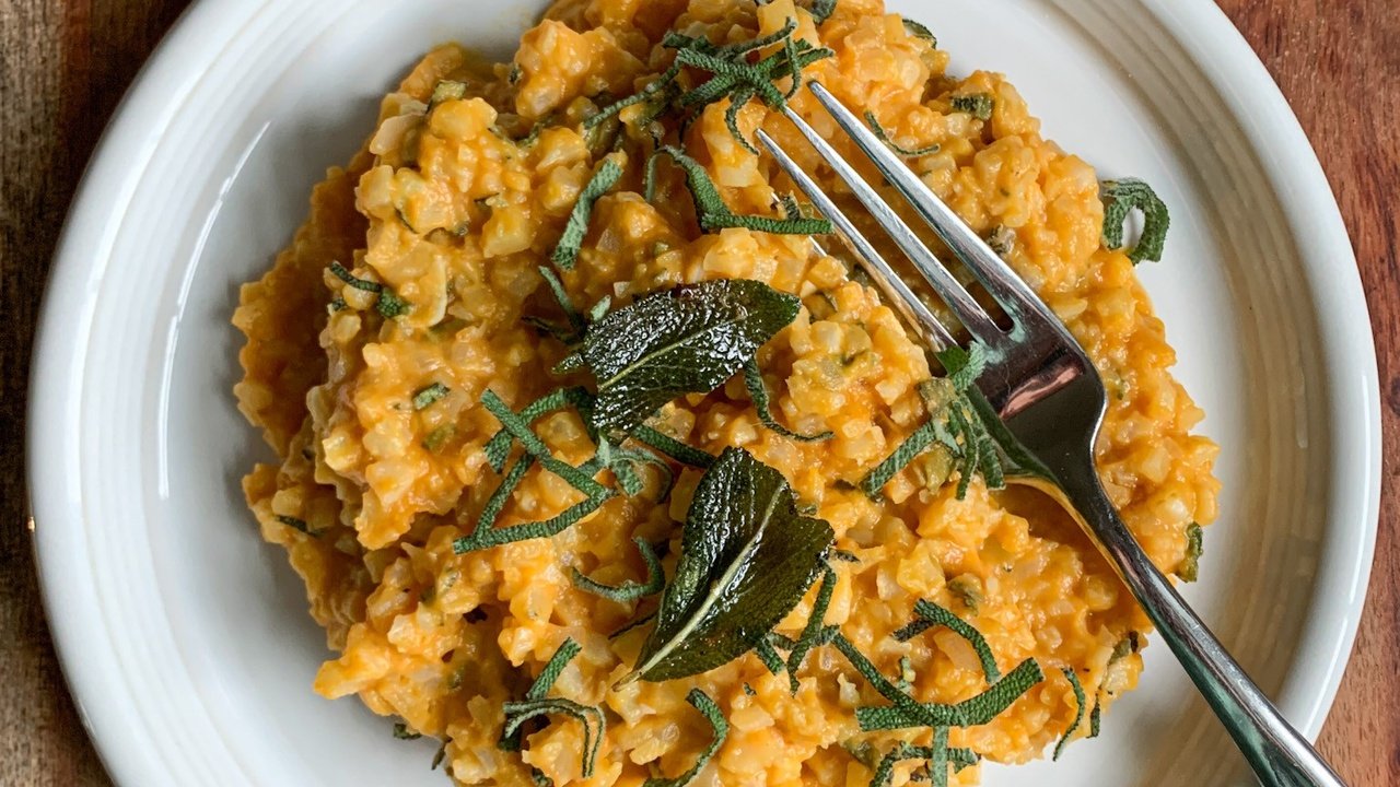 Pumpkin Cauliflower Risotto