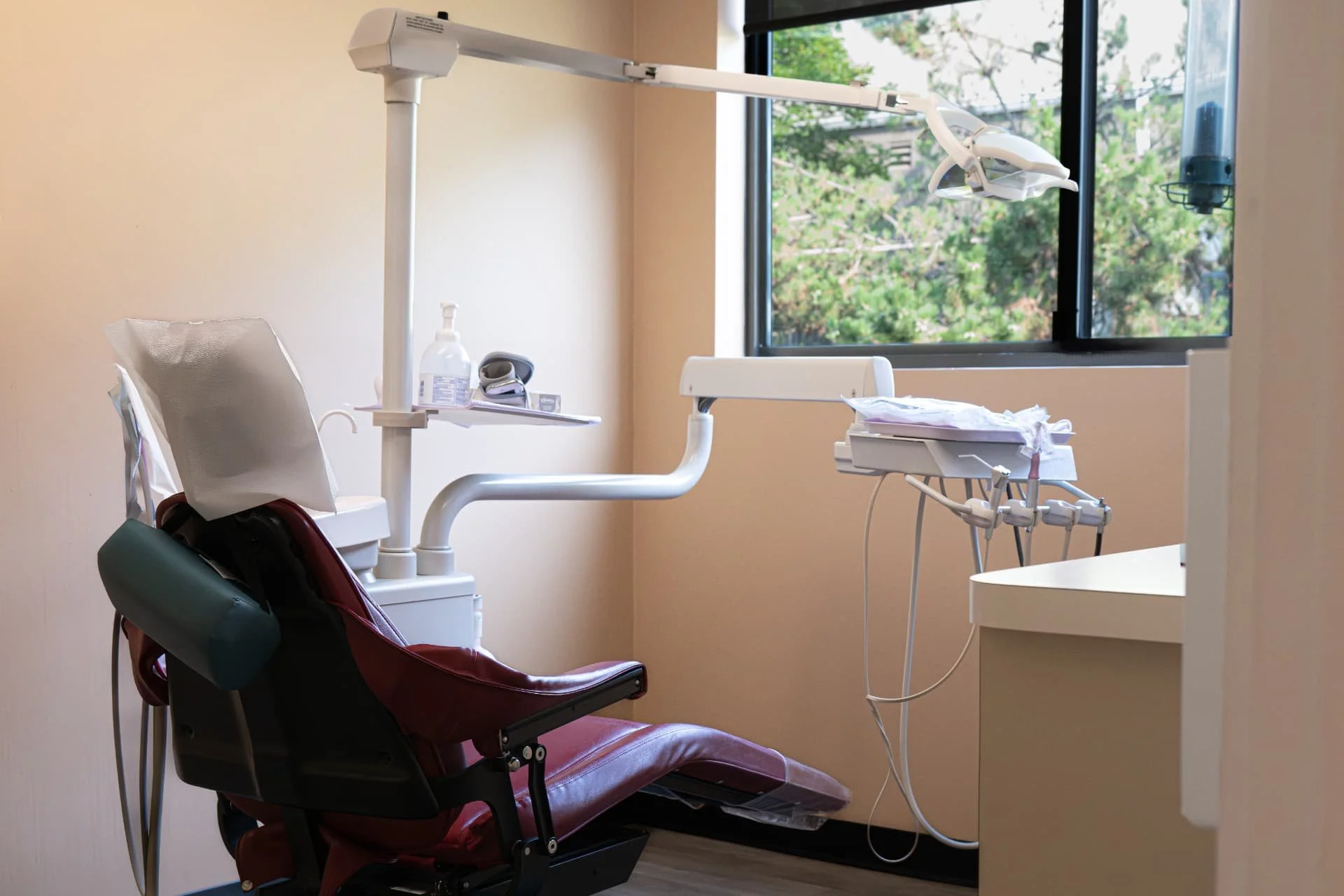 Bright treatment room