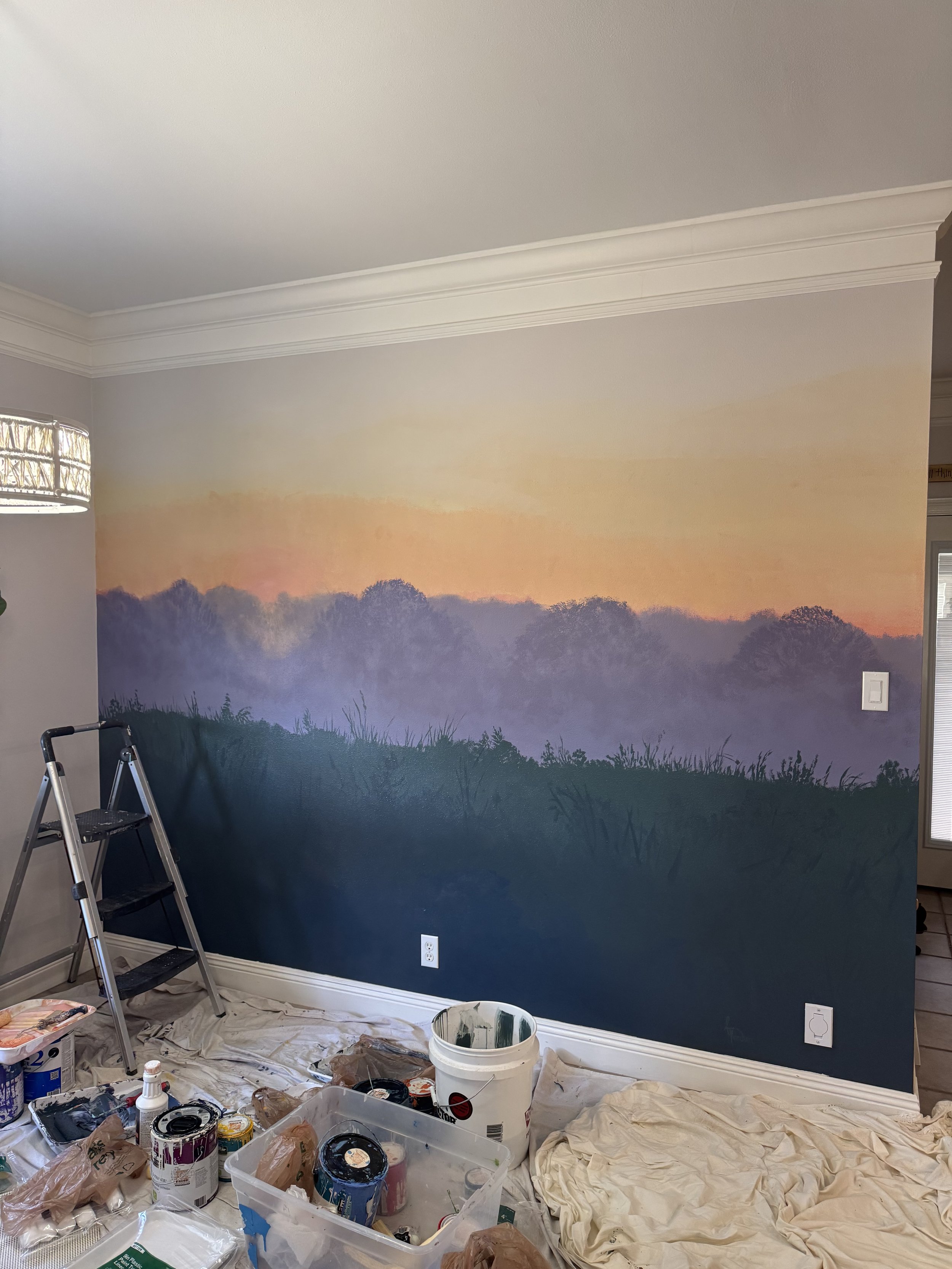 Home interior mural 2025