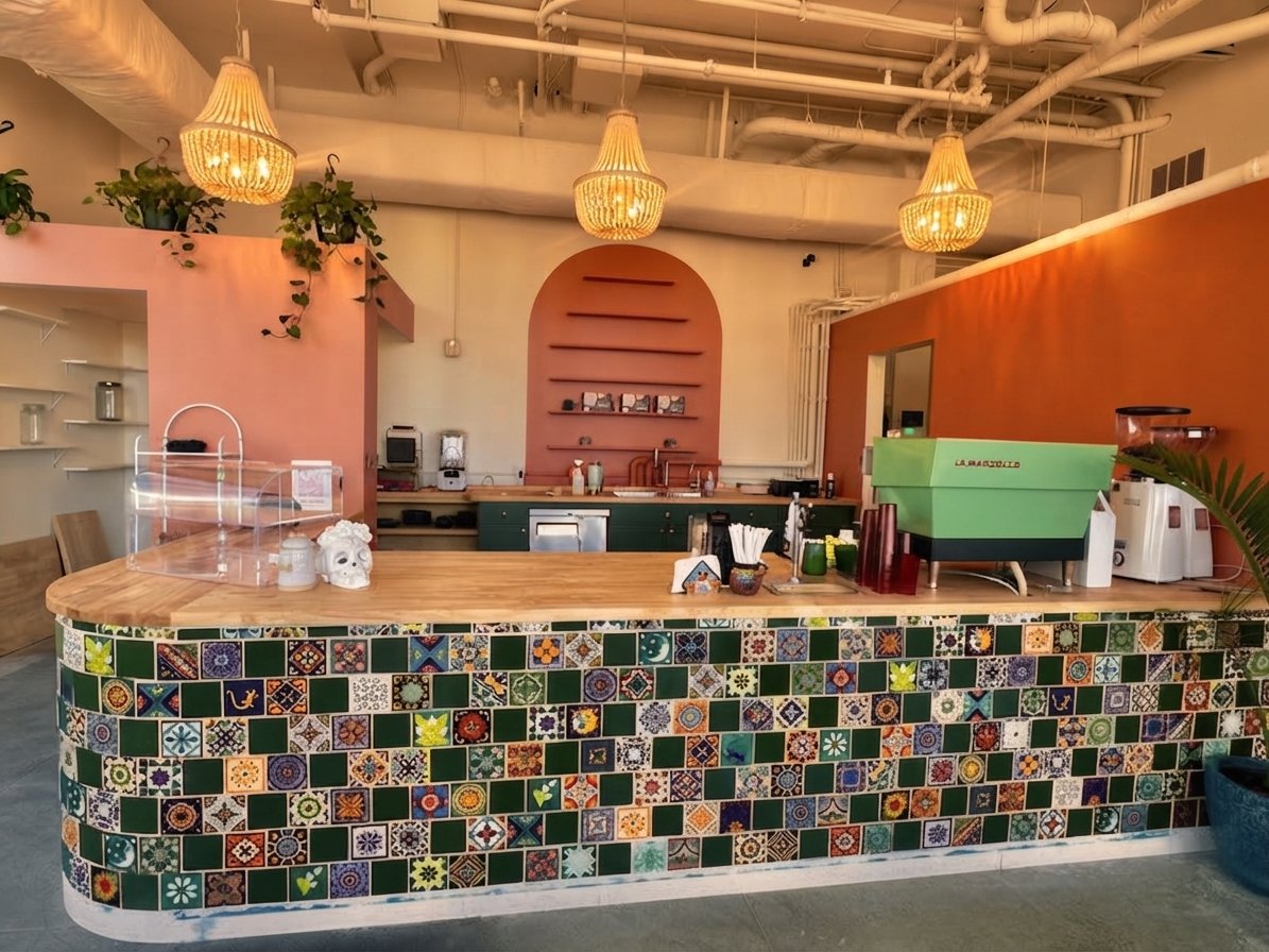 Cafe Calaveras coffee counter