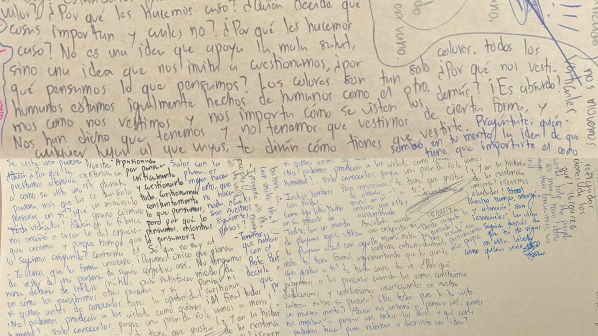 the notes of a madman in action