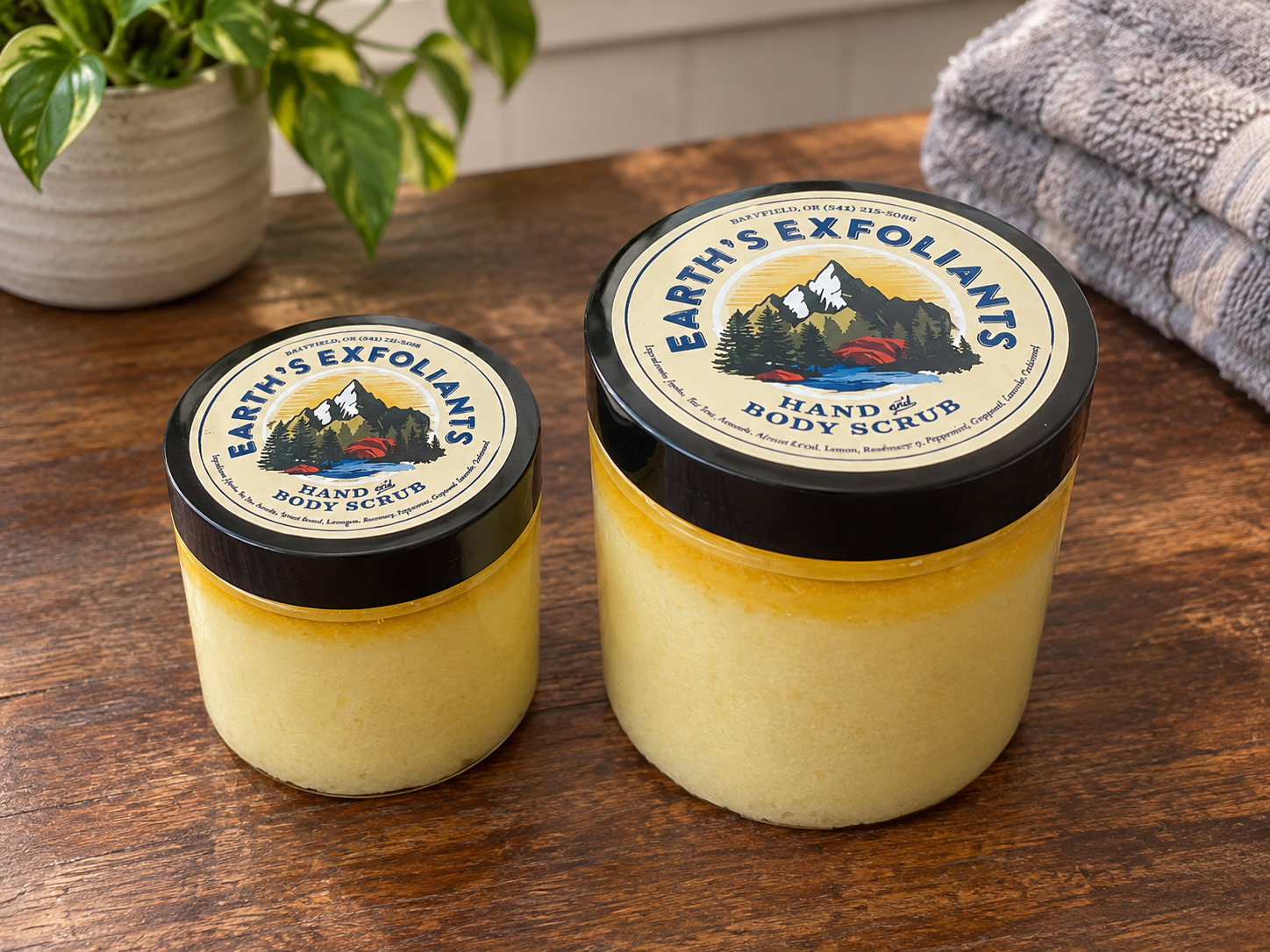 Earth's Exfoliants All-Natural Hand and Body Scrub 4oz