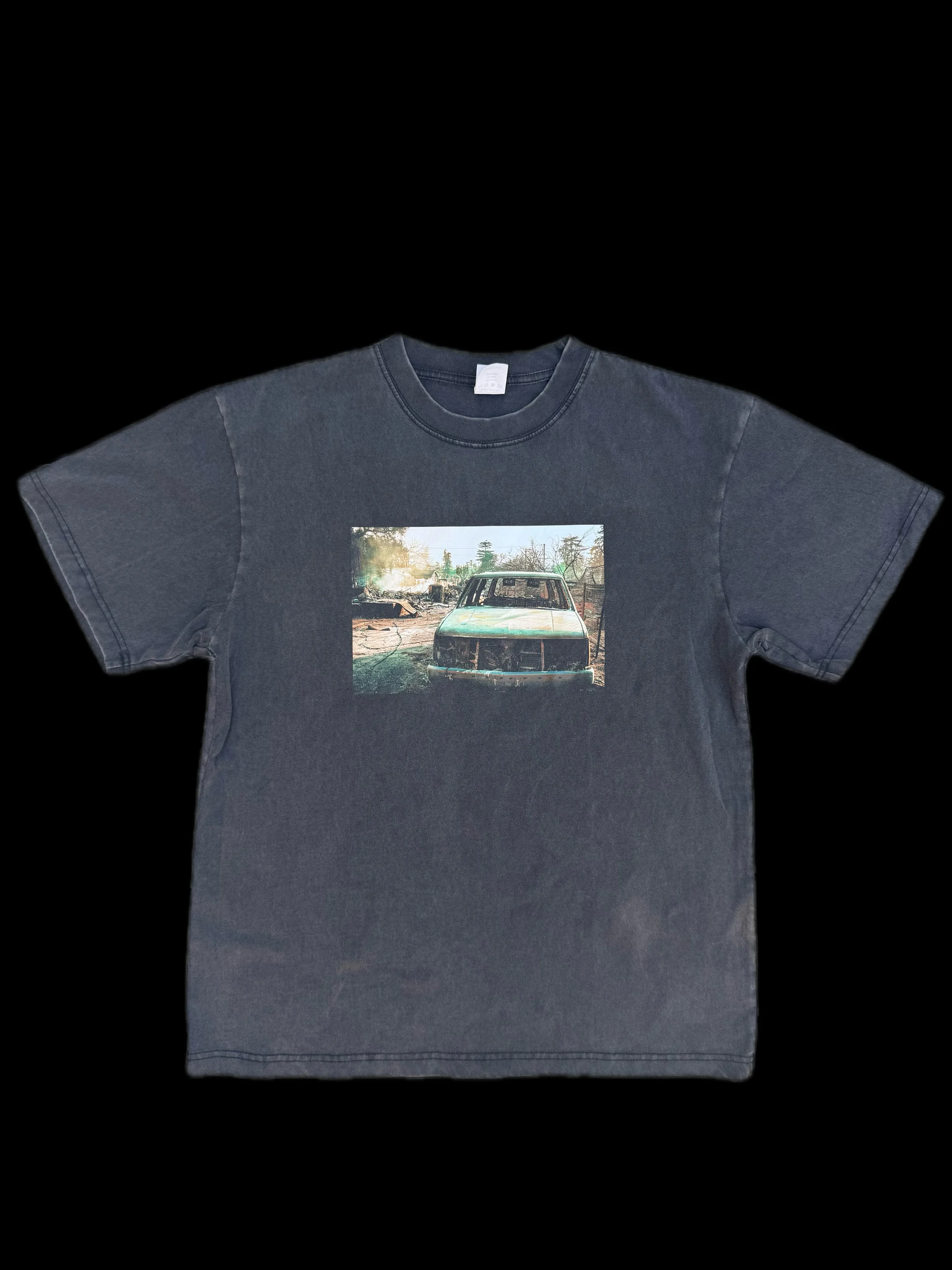 The "Charred" Distressed Tee