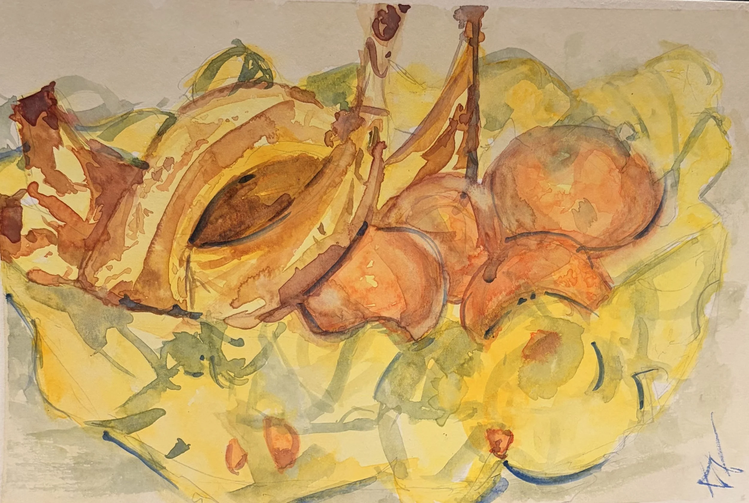 still life attempt...fruit
