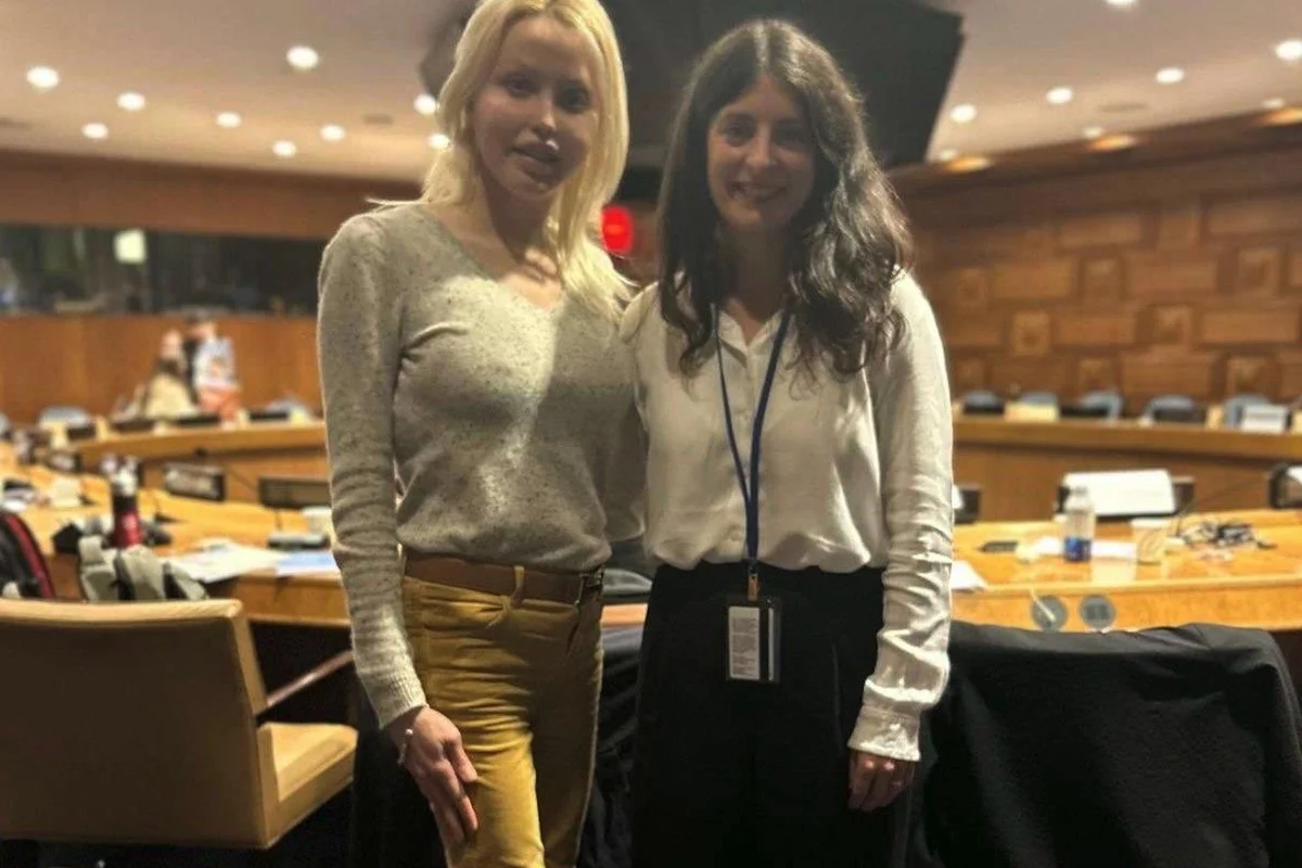 Julianne Michelle at the United Nations