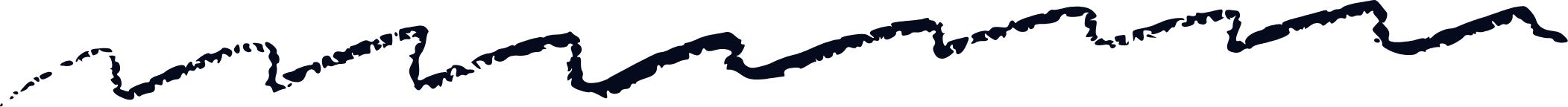 Line of cursive writing on a dark background.