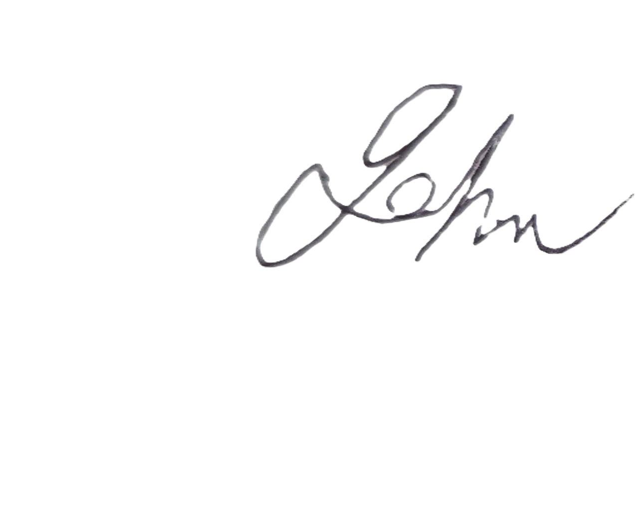 Close-up of a metallic signature that reads 'love' in cursive script.