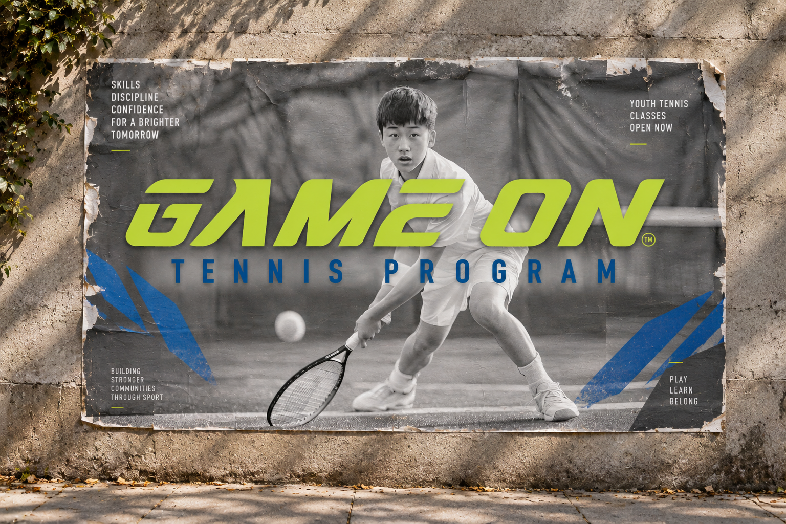 GAME ON Tennis Program Rebrand