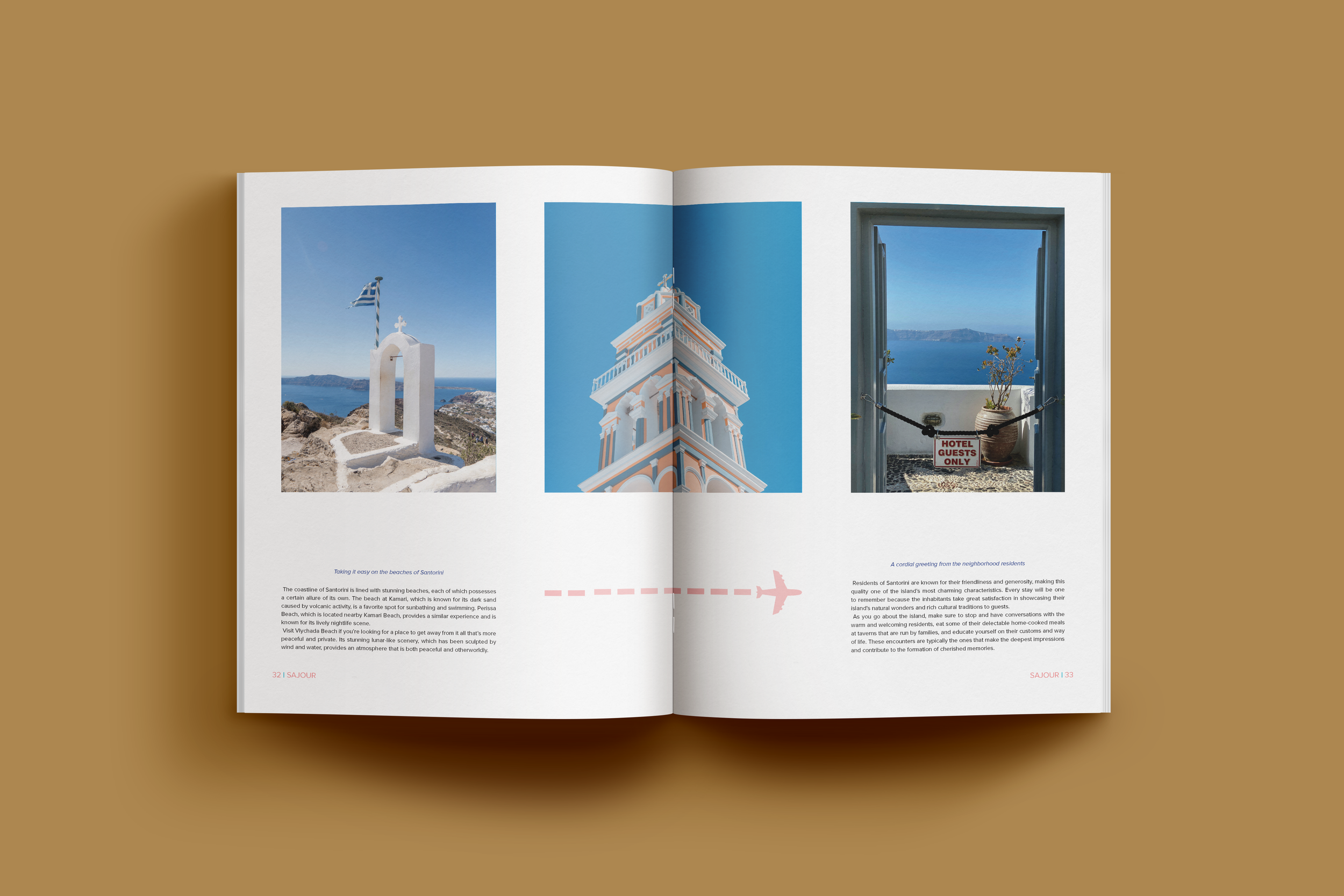 Spread about Santorini 