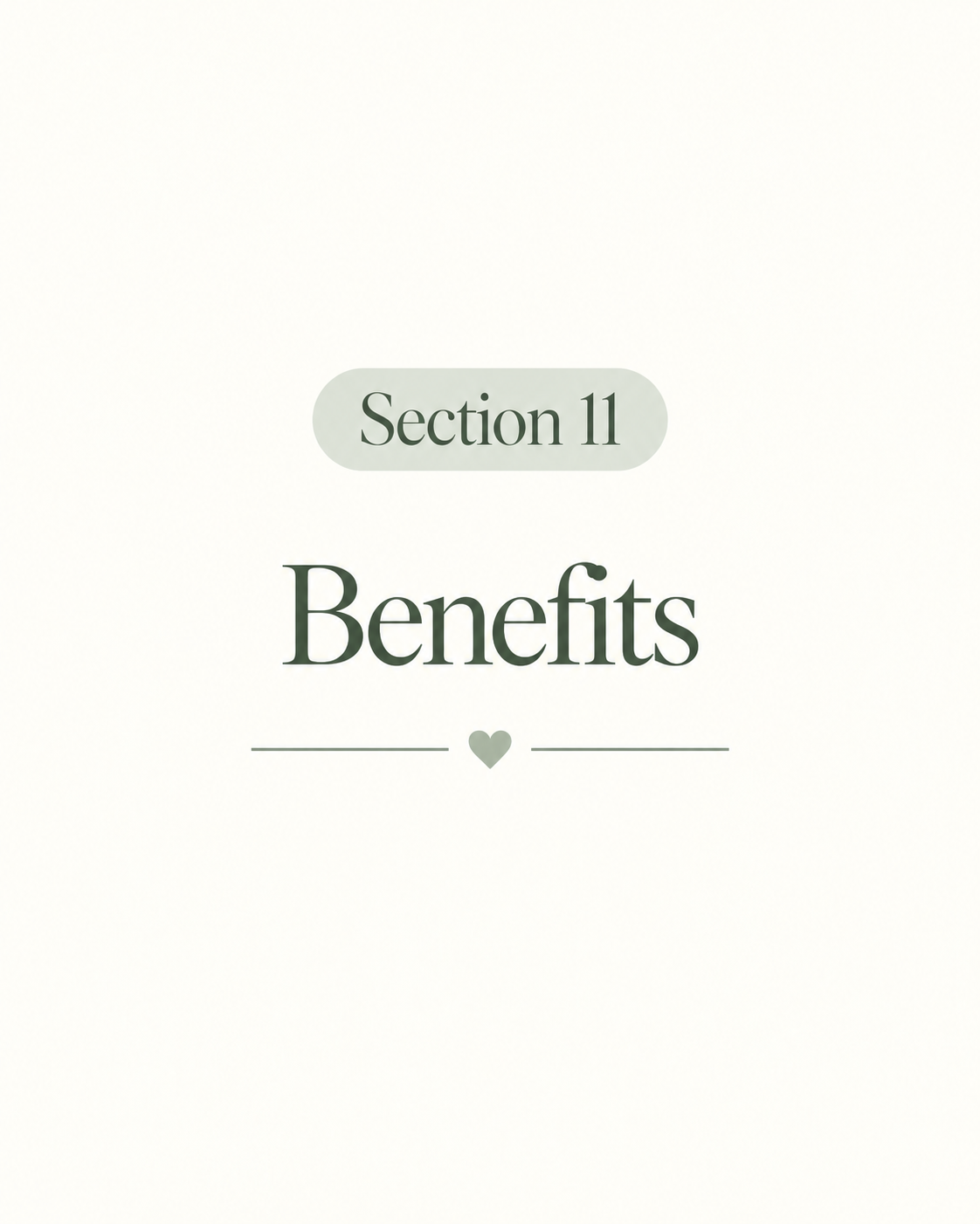 Benefits