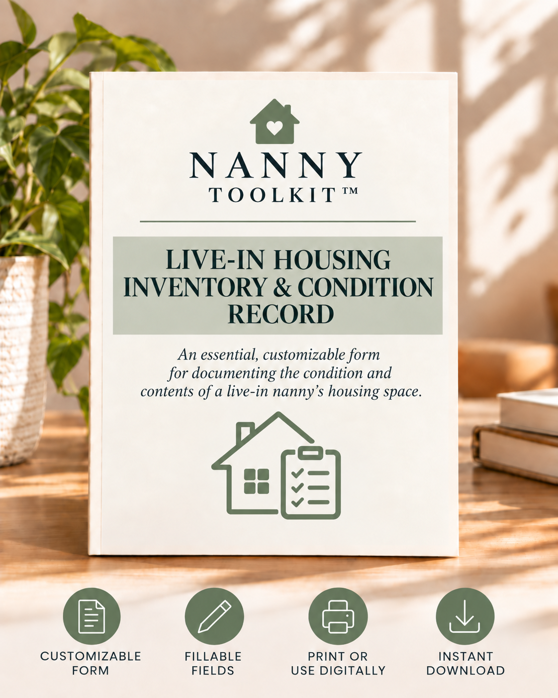 Live-In Housing Inventory & Condition Record