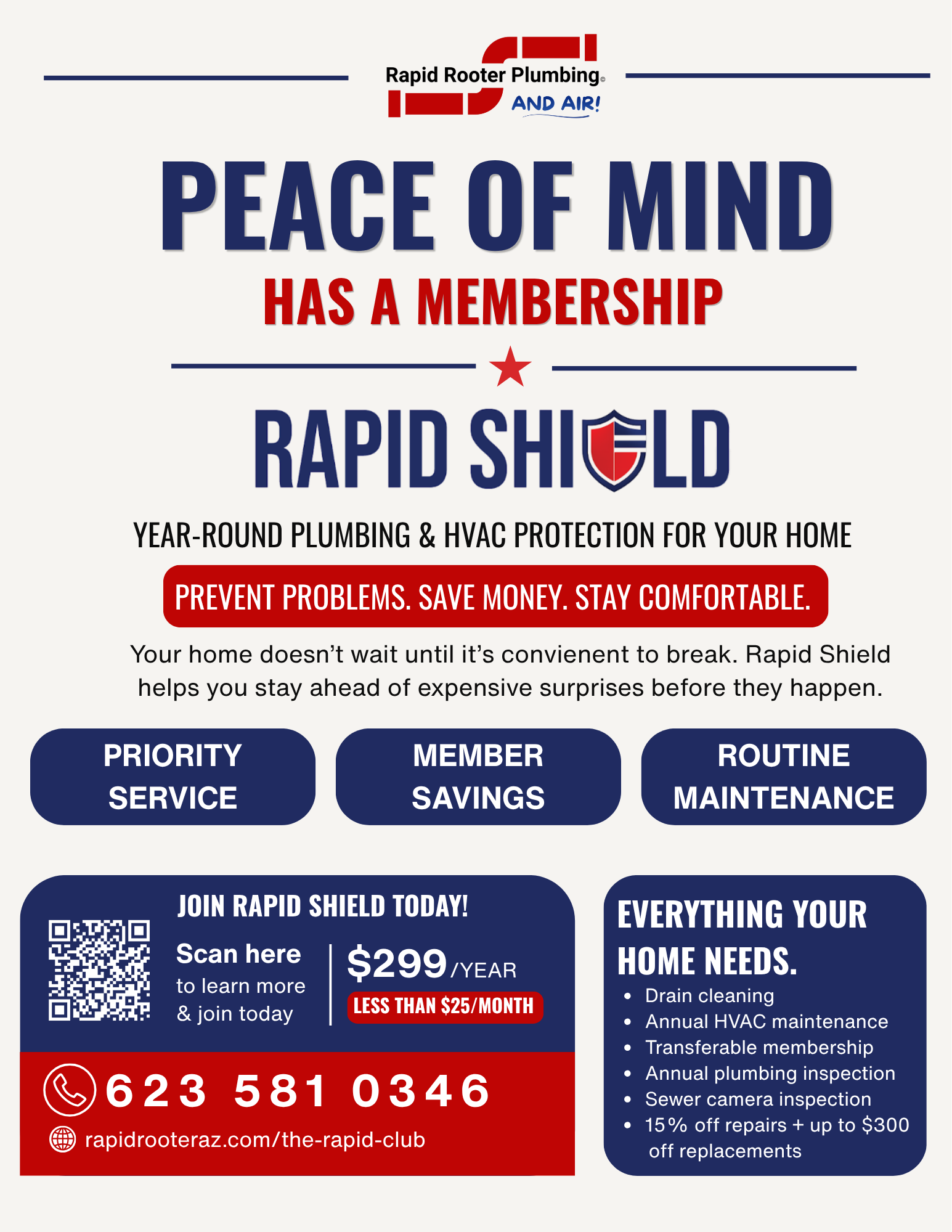 membership program flyer