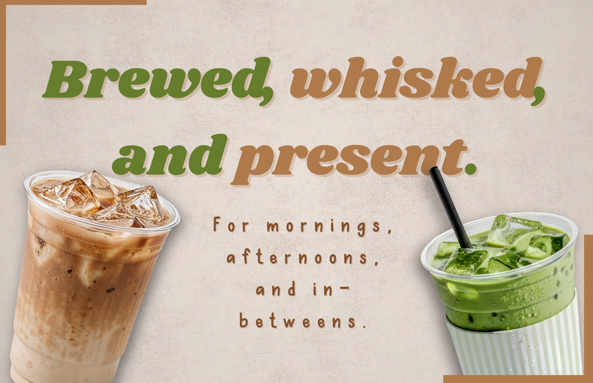 marketing concept for a coffee shop