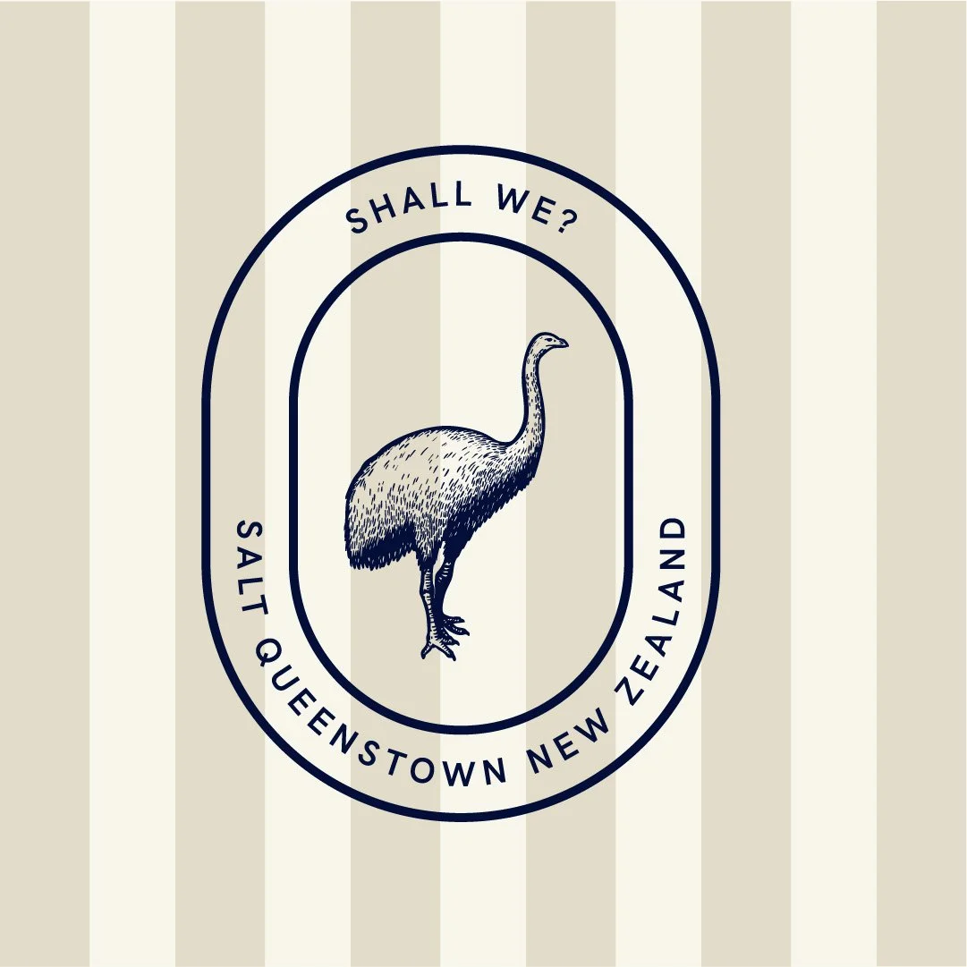 The Salt Tours Queenstown logo designed by Kindred by Courtney.