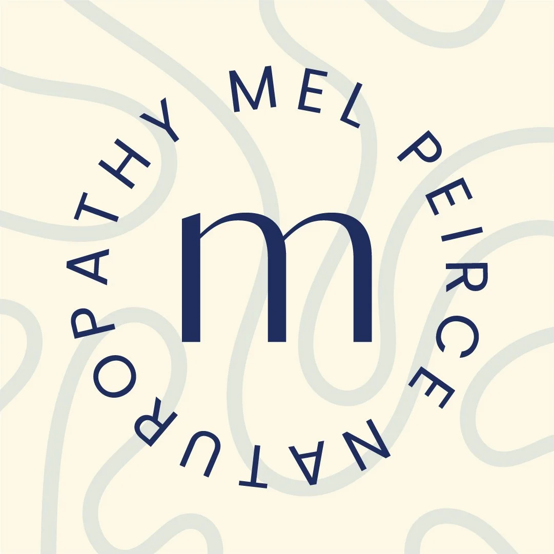 The Mel Peirce Naturopathy logo designed by Kindred by Courtney.