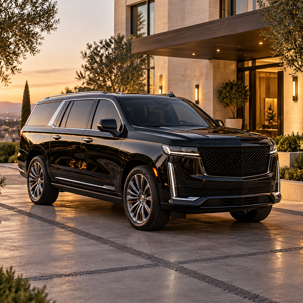 Illustrative luxury transportation setting