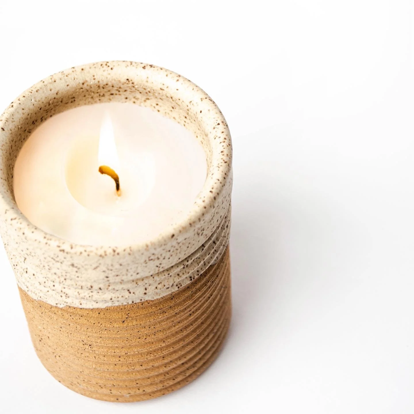Iron Lion collaboration · hand-thrown candle vessels