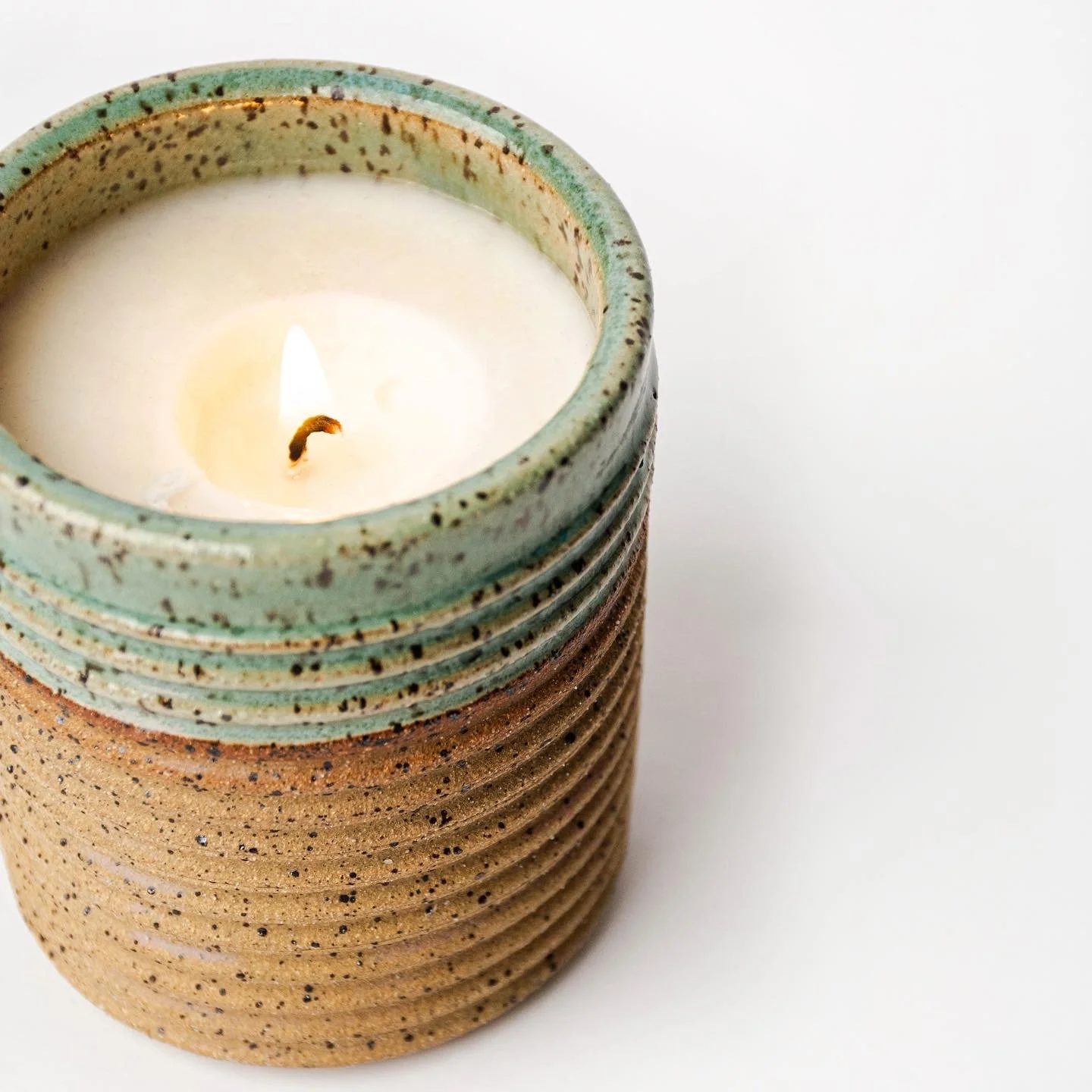 Iron Lion collaboration · hand-thrown candle vessels
