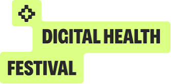 Text reading 'Digital Health Festival' with a medical cross icon.