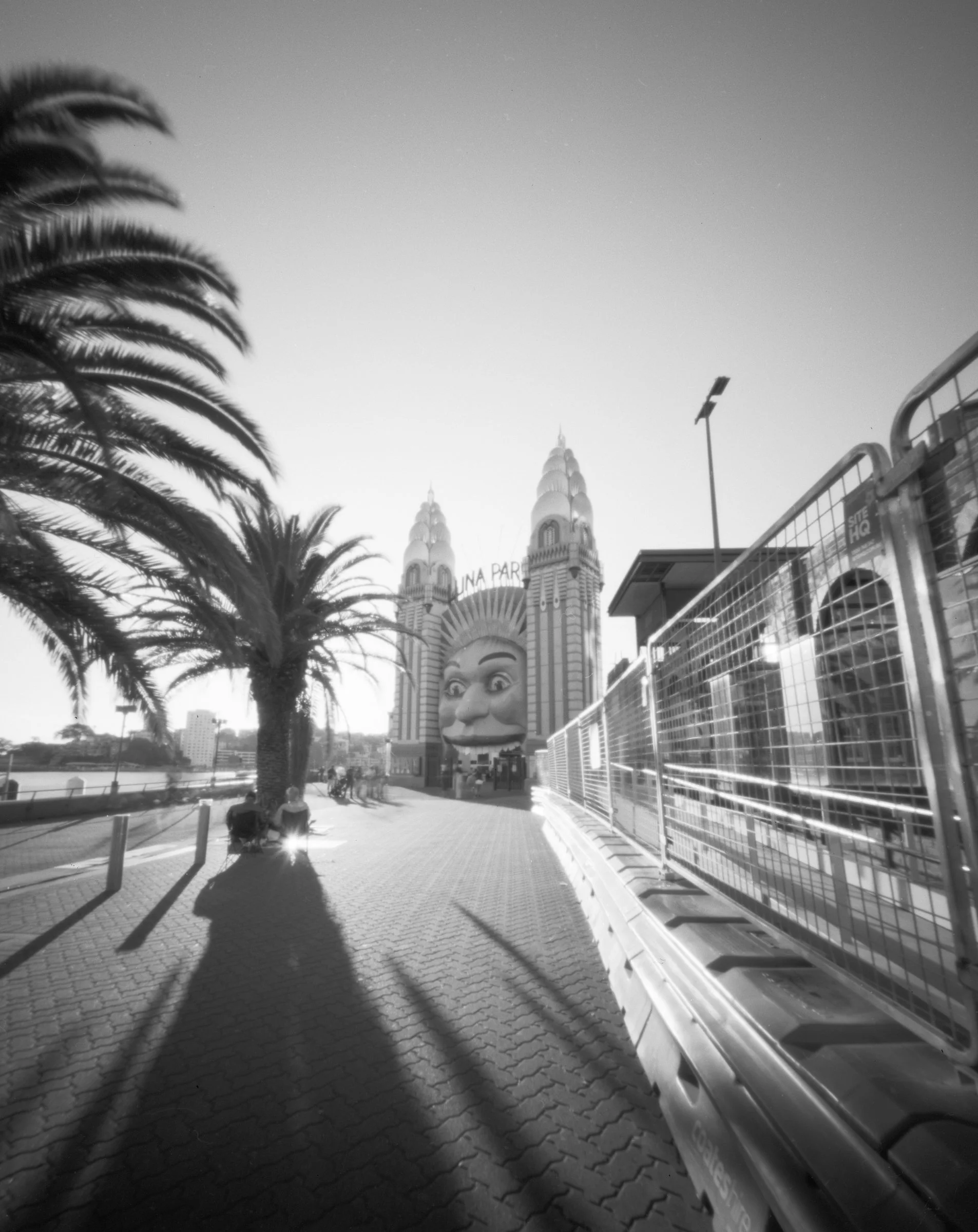 Luna Park, Taken with a 4x5 pinhole camera