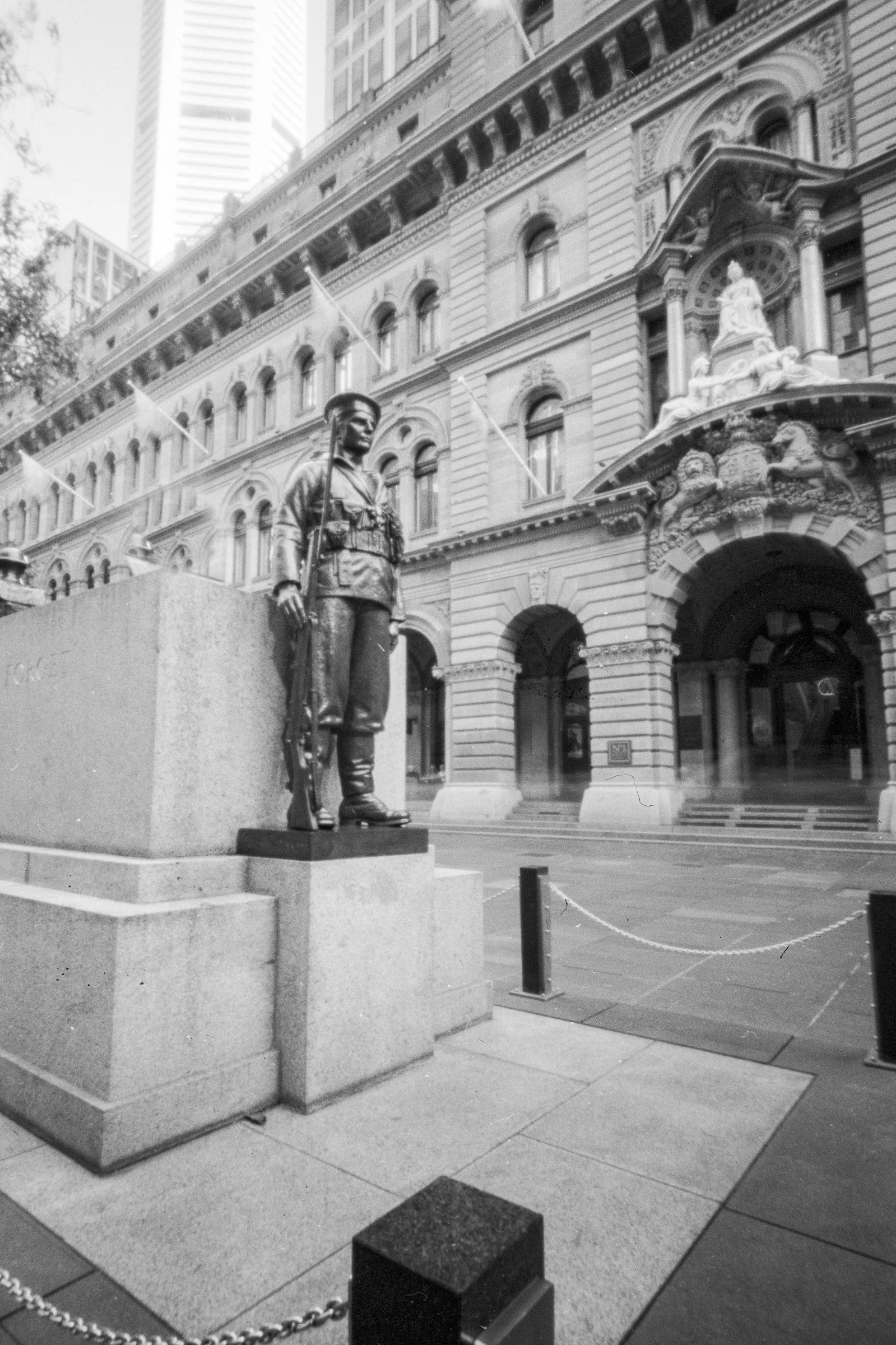 Cenotaph , Sydney taken with a pinhole camera