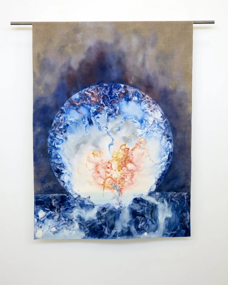 'Sapphire', oil on linen, 1000mm x 1370mm, 2018