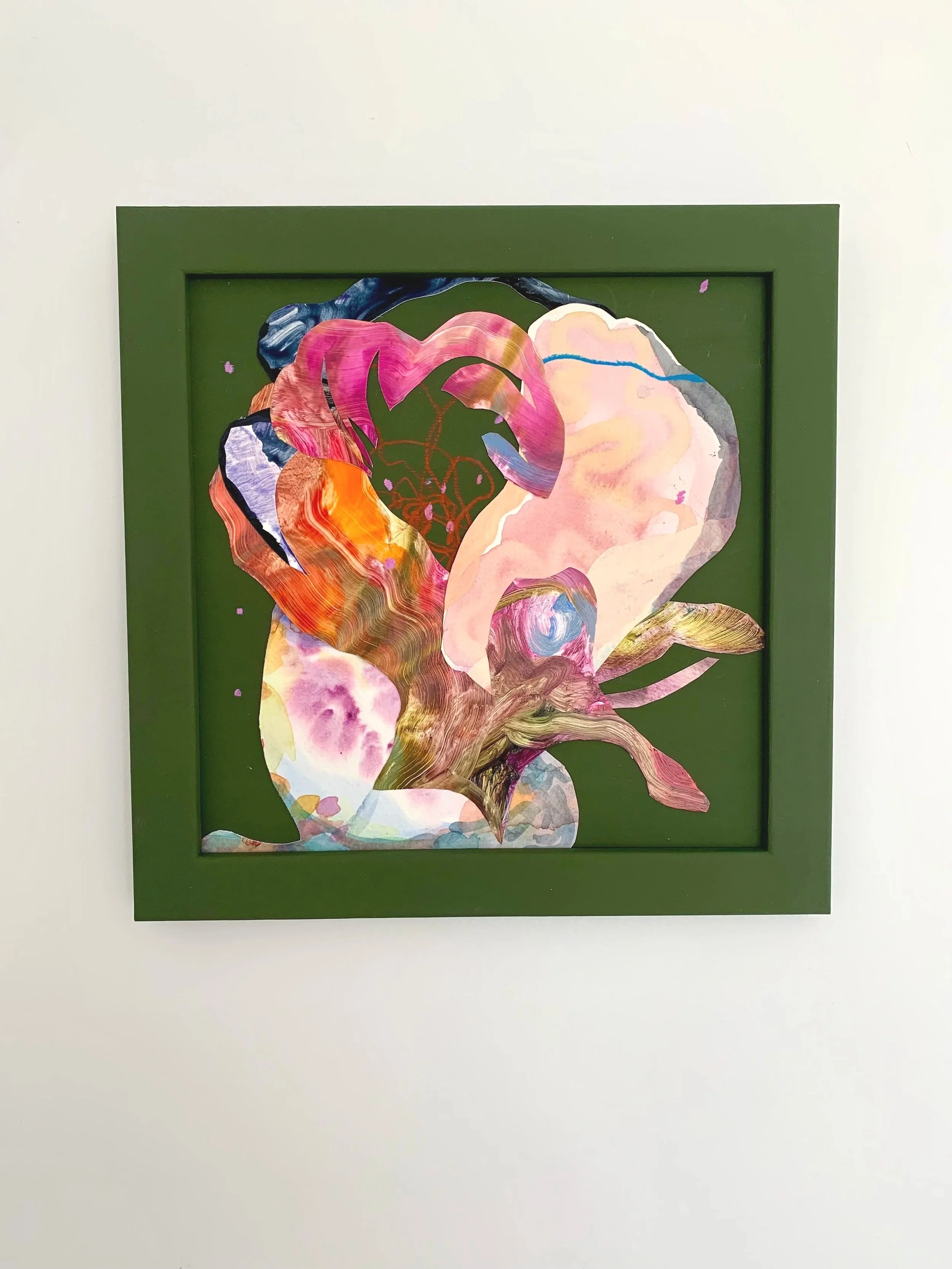 A Form of Seduction, 2026,
mixed media collage on flashe
230mm x 230mm
$180

