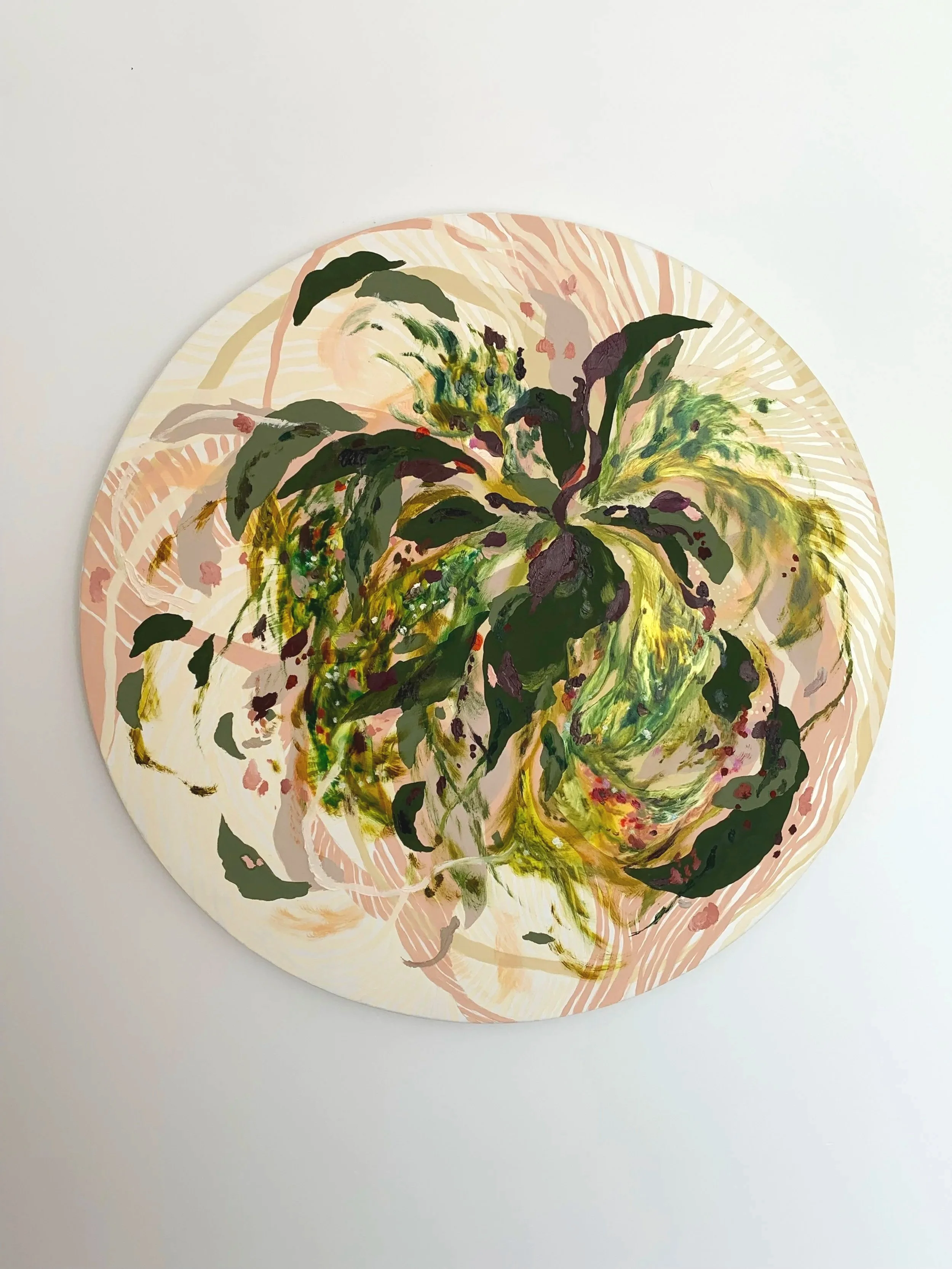 Inner Light, 2026,
oil, acrylic and flashe on panel,
540mm
$870
