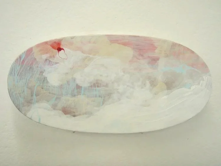 'Stillness', acrylic on board, 2009