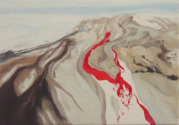 'Seeking Refuge', oil on canvas, 2009