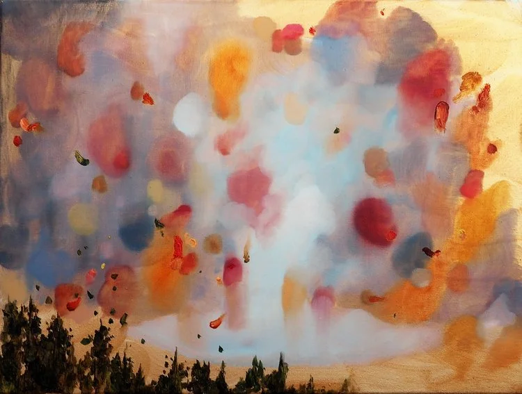 'In Anxious Longing', acrylic and oil on canvas, 2017