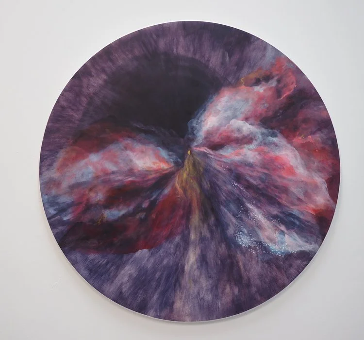 'Slow Dance', acrylic and oil on board, 2014