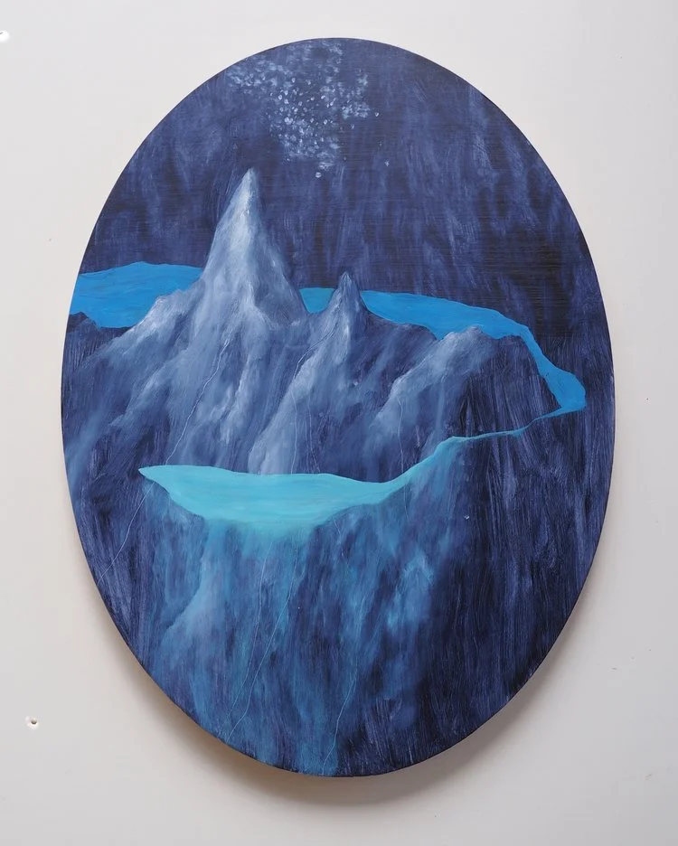 'Sentimental', acrylic and oil on panel, 2015
