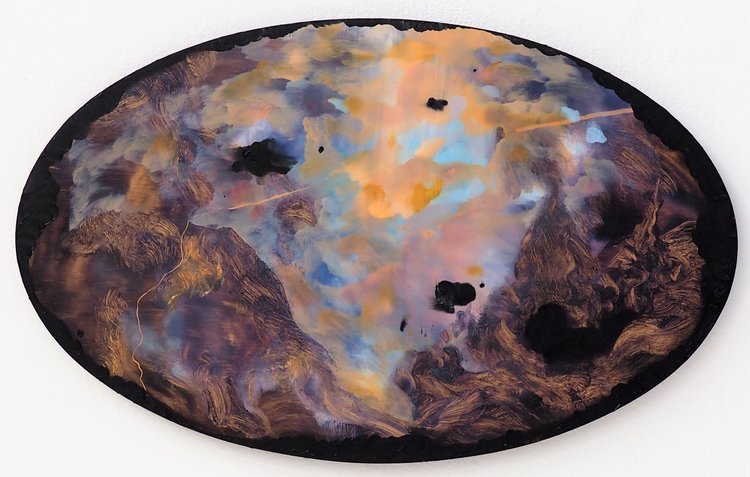'Atmospheric Conditions', oil on board, 2016