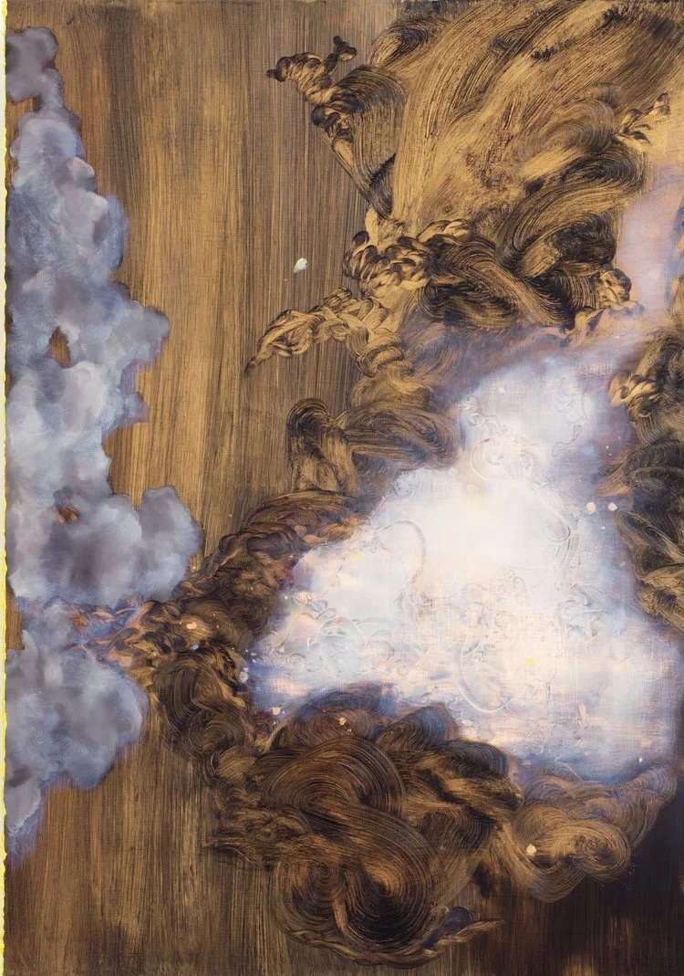 
'A Cloud of Unknowing',
acrylic and oil on panel, 2016